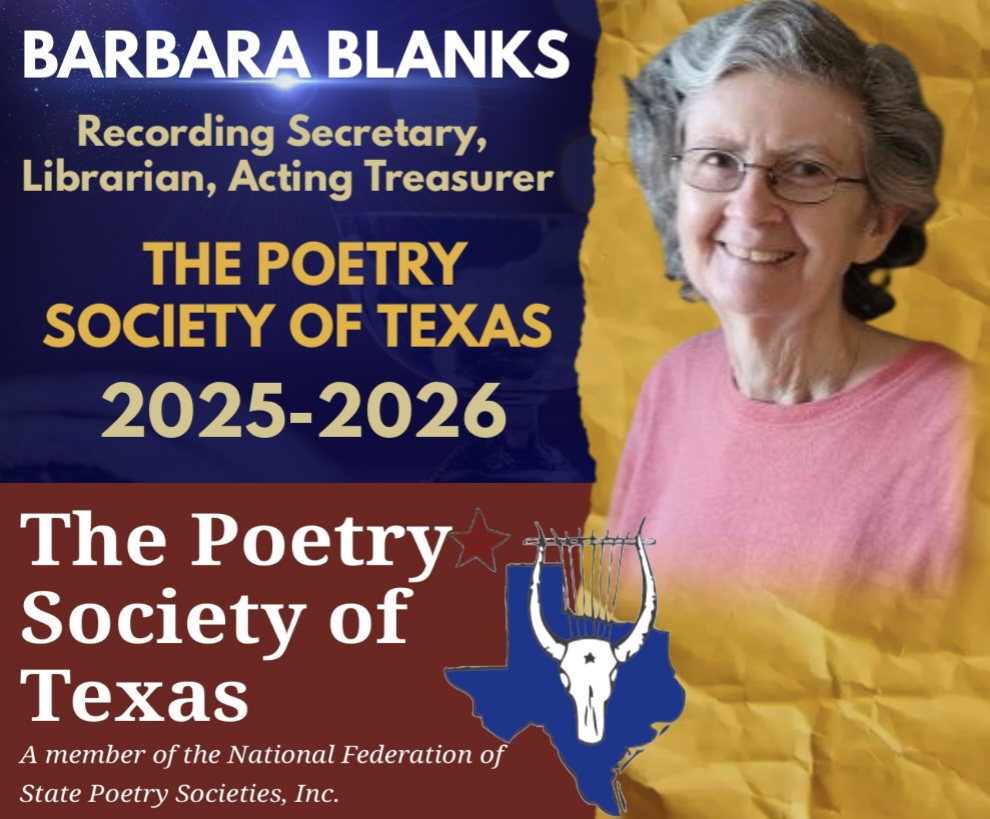 Barbara Blanks, Recording Secretary, Librarian, and Acting Treasurer